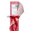 Sensalux Italian Country House Table Cloth Rolls Checked Red /