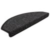 Kettelservice-Metzker Imago Stair Mat, Semi-Circular with Fleece Backing, Non-Slip Thanks