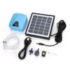 Solar Powered Waterproof USB Oxygenator Aerator Air Pump Oxygen for