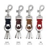 H.N.Z kil-026oya Key Holder, Genuine Leather, Italian Leather, Studs, Men's,