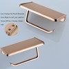 TRUSTMI Toilet Paper Holder with Phone Shelf, Bathroom Accessories Tissue
