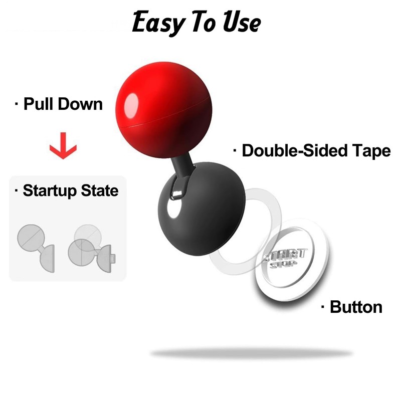 Car Push to Start Button Cover Car Engine Joystick Starter