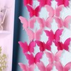 Pack of 2 3D Paper Butterfly Banner Hanging Decorative Garland