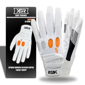 XEIRPRO Golf Grip Trainer Glove - Golf Grip Training Aid Made for Fixing Slice & Elimating Hook - Optimal Grip with 100% AAA Synthetic Tacky Leather Golf Gloves (Women's X-Small)