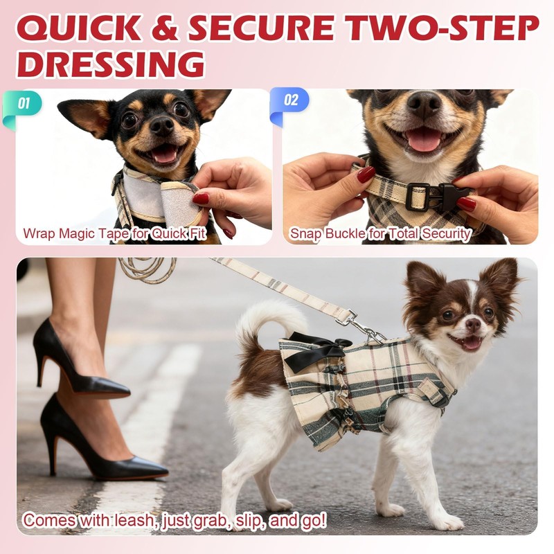 EXPAWLORER Dog Harness Small Medium Sized Dogs, No Choke No