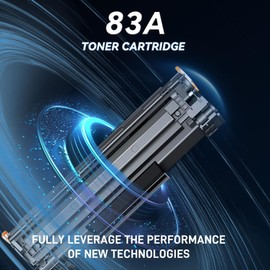 83A Toner Cartridge Black 2-Pack (Black) with Chip - Compatible 83A 83X Toner Cartridge Replacement for HP Laser Pro MFP M125nw M201dw M225dw M255dn M201n Printer