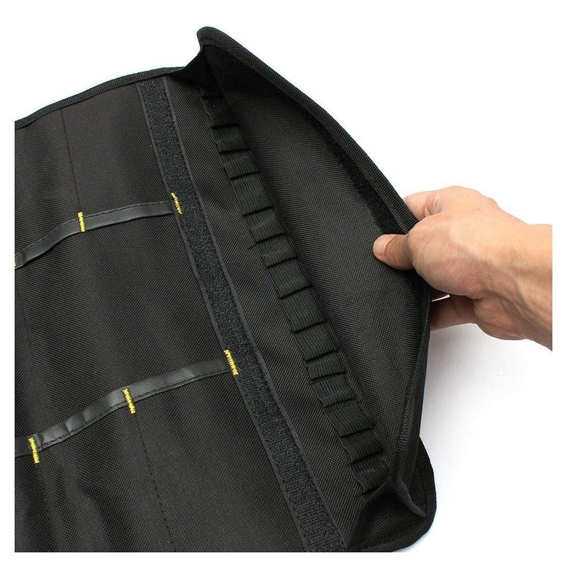 Chiloskit 22 Pocket Tool Roll Organizer Wrench Roll Wrench Organizer