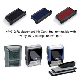 Trodat Replacement Ink Pad 6/4912 – 1 Pack, Black Ink – for The Printy 4912, 4912 Typo, 4952 and 496201-04