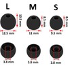 Replacement Earbuds Tips Silicone Ear Tips for KZ ZS10 Pro,
