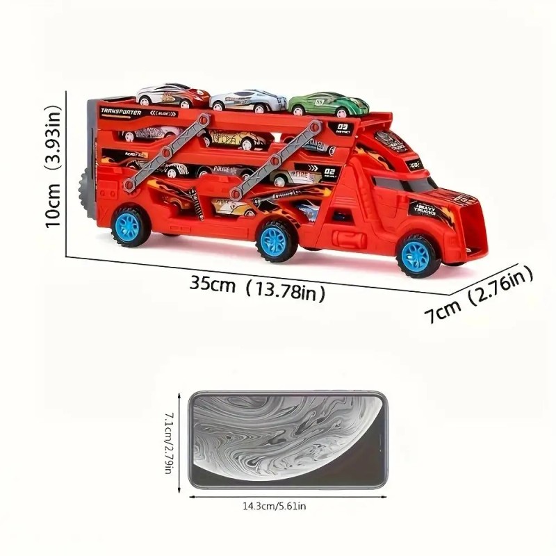 Ludingji Transforming Catapult Toy Car Set - Action-Packed Toy for