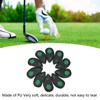 10 PCS Golf Club Head Covers Four Leaf Clover Pattern