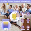 Flying Insect Trap Plug-in, Indoor Mosquito & Gnat Killer, Safe