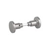 BigDean Aluminium Door Handle Room Door Knob Silver Coloured