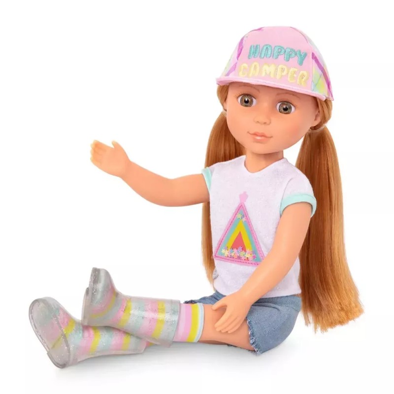 Glitter Girls Astrid Poseable 14" Camping Doll - NEW