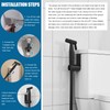 FREDI Bidet Sprayer for Toilet, Handheld Toilet Bidet Sprayer, Stainless