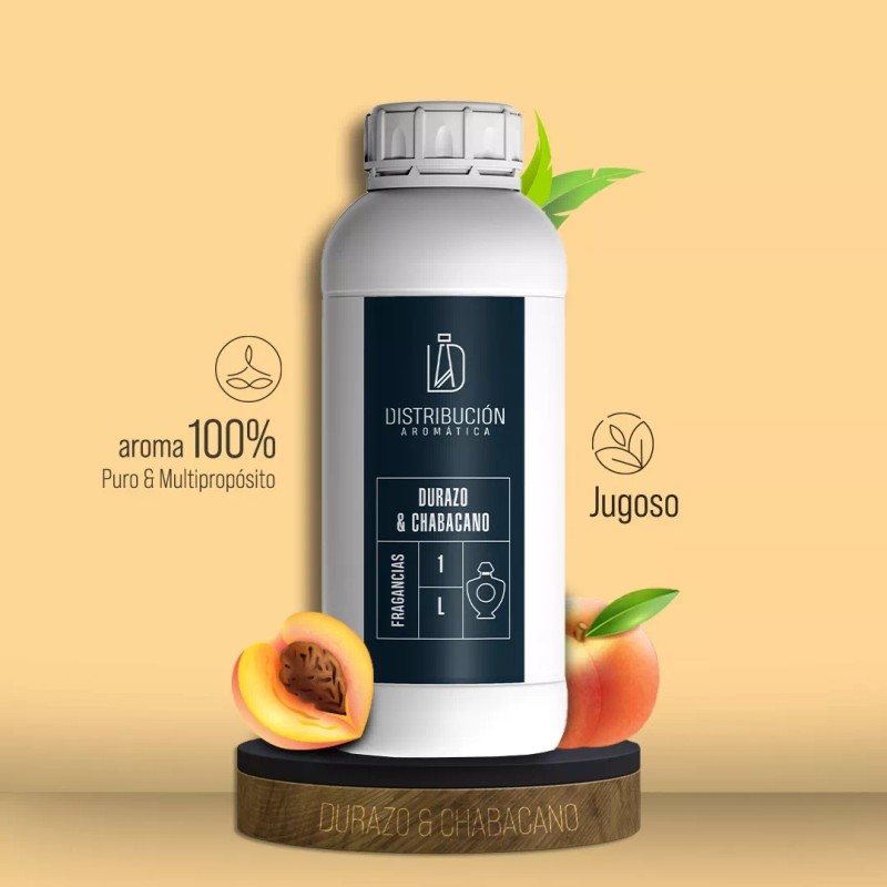Distribución Aromática Esencia Durazno & Chabacano P/a Dif. Aplicaciones 500ml