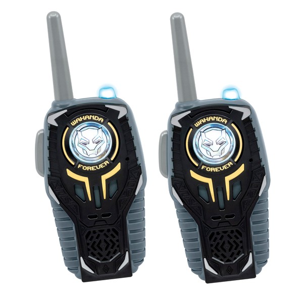ekids Black Panther Wakanda Forever Toy Walkie Talkies for Kids,