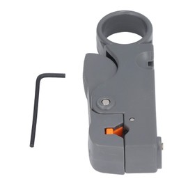 EVTSCAN Coaxial Cable Stripper Manual RG58 59 62 Network Wire Rotary Peeling Decrustation Pliers HT‑332