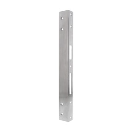 FEPS Repair Angle Strike Plate Repair Strike Plate for Steel Frame DIN Right Stainless Steel 330 x 36 x 25 mm FE-RS005-RS