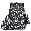 Mfikaryi Kids Backpacks for Girls Rainbow BookBag Set Teens School