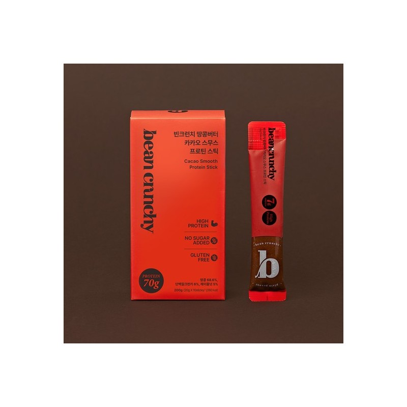 Bean Crunch Protein Cacao Smooth Sticks / 빈크런치 프로틴 카카오