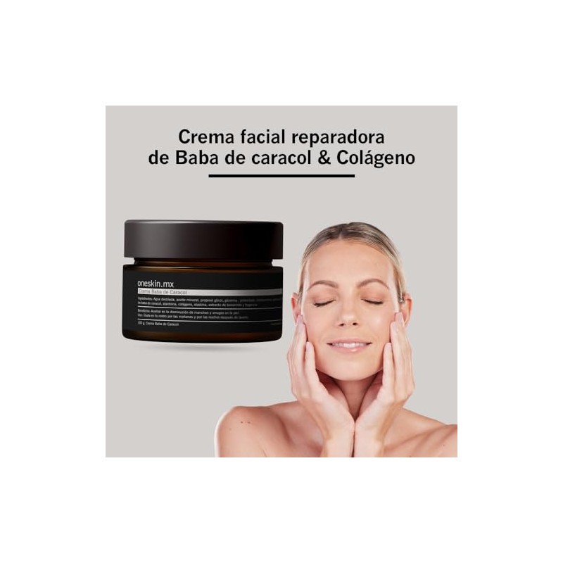 Crema Facial Colágeno Extracto Baba Caracol 100g Antiarrugas Hidratante Antimanchas