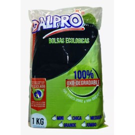 Dalpro Bolsa Negra P/ Basura Biodregradable 90 X 1.20 Cm  25kg