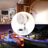 12V-24V LED Dual Heads Spot Light Switch Oval Bedside Reading