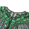 BAOKELAN Women 1920s Shawl Sequin Beaded Evening Cape Retro Wraps