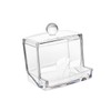 STOBAZA 3pcs Box Cotton Buds Box Acrylic Storage Case for