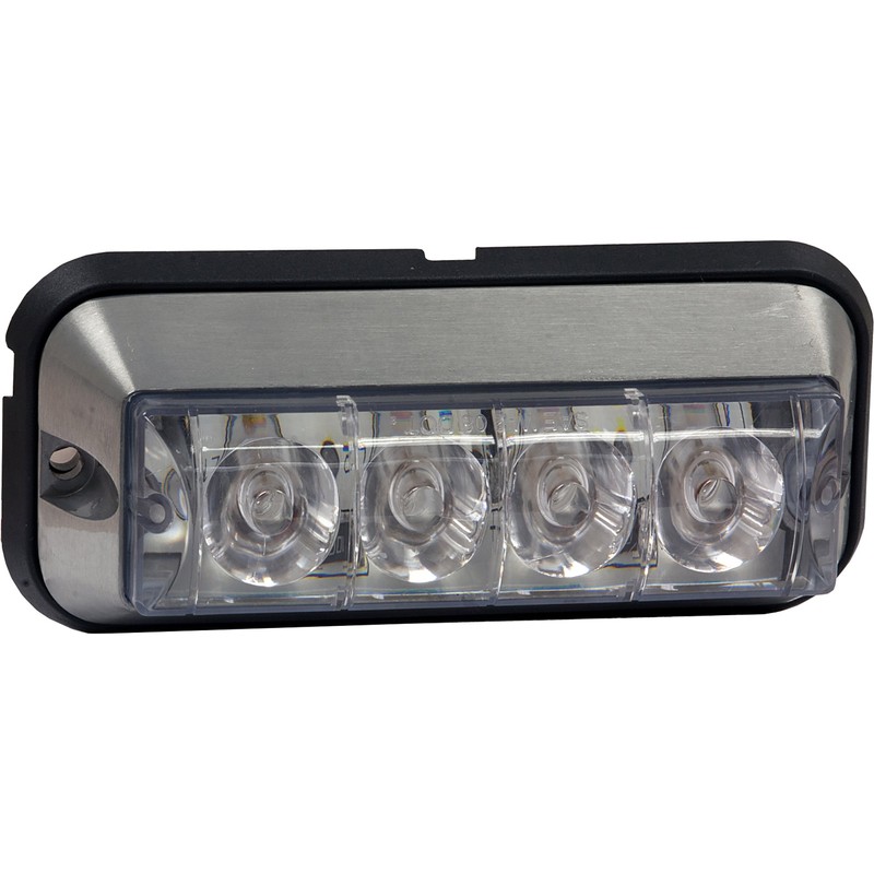 Buyers Products 8891004 5" Amber Raised LED Strobe Warning Light,