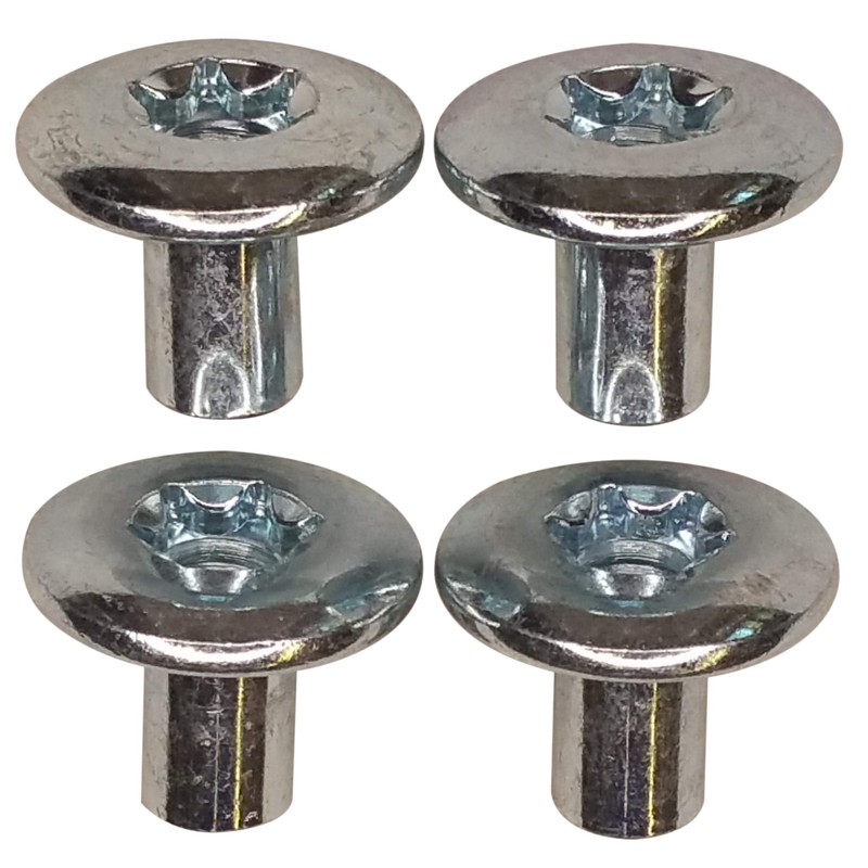 JQuad 5/16" Torx Barrel Nuts (4 Pack) - Trailer Hardware