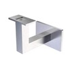 Stainless Steel Handrail Wall Bracket Square for Flat Bottom Tube
