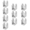 GBGS 10 Pcs U Bracket for 3/4" Panels,Bracket Stamped 304