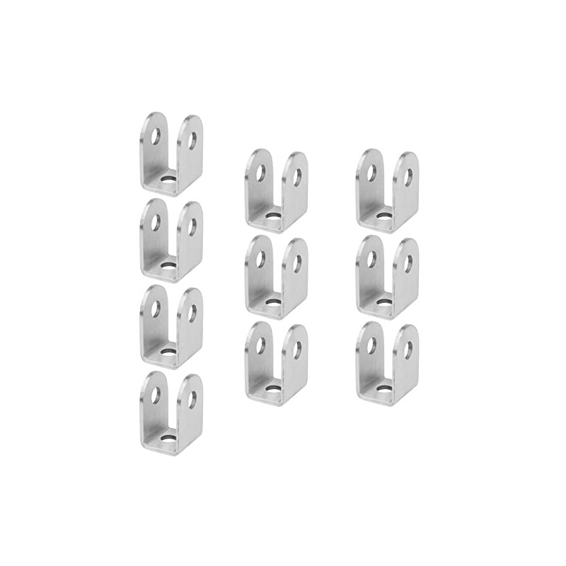 GBGS 10 Pcs U Bracket for 3/4" Panels,Bracket Stamped 304