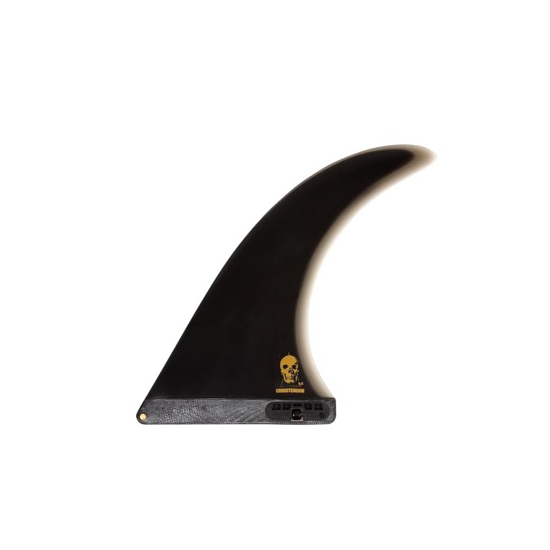 FCS II Shaper Series Christenson Longboard Fin (Black, 9")