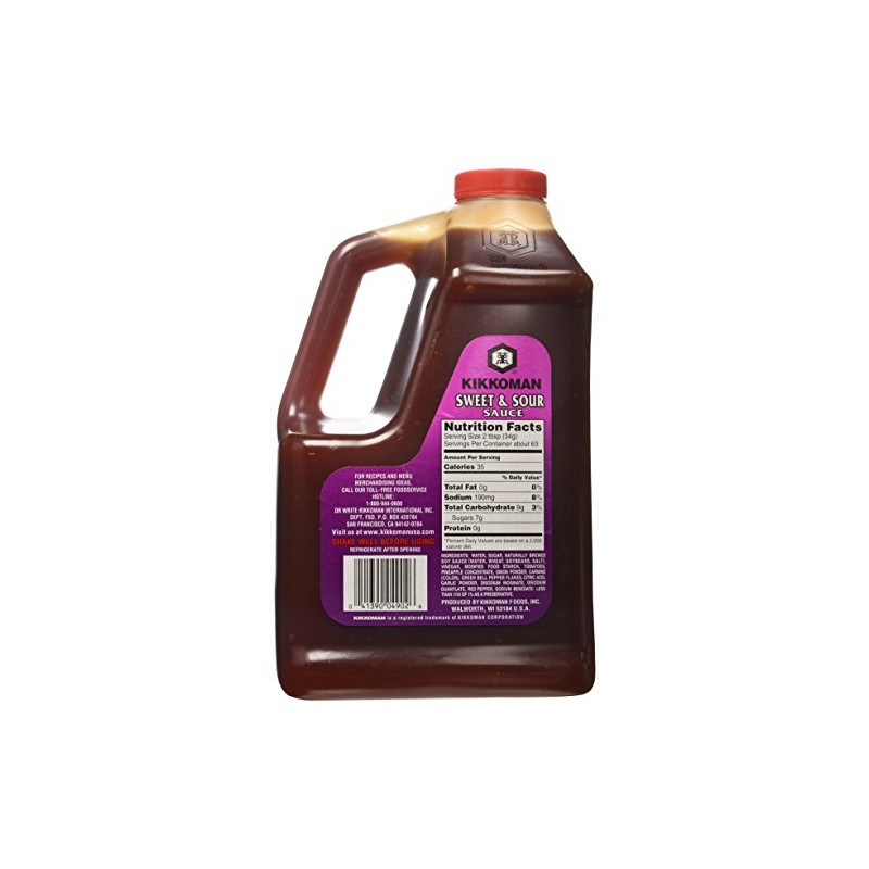 Kikkoman Sweet and Sour Sauce,Organic Dark Red Kidney, 4.67 Pound
