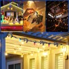 Lifreer 50PCS Christmas Light Clips, Gutter Hooks Outdoor Lights Hooks