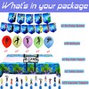 Gaming Birthday Decoration, Video Game Banner, Balloons, Toppers, Tablecloth