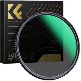K&F Concept 2.2 in (55 mm) ND8+CPL Filter, 2-in-1 Filter, ND8 and Polarizing Filter, 2 in 1