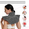 MORLIDEN Neck Heating Pad Microwavable for Shoulders, Warmer Wrap Microwave