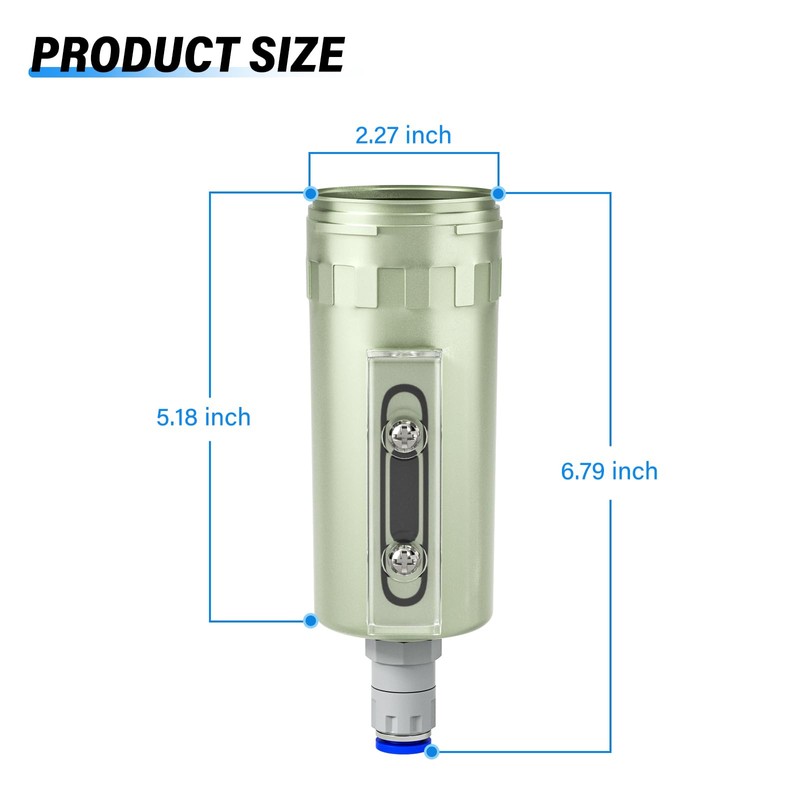 TAILONZ PNEUMATIC Heavy Duty Industrial Grade Air Drying Filter Cup