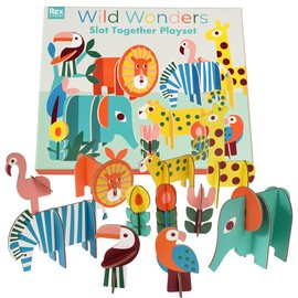 Rex London Wild Wonders Slot Together Playset