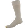 GOLDTOE Men's Stanton Crew Socks, Multipairs, Khaki Marl Assorted, X-Large