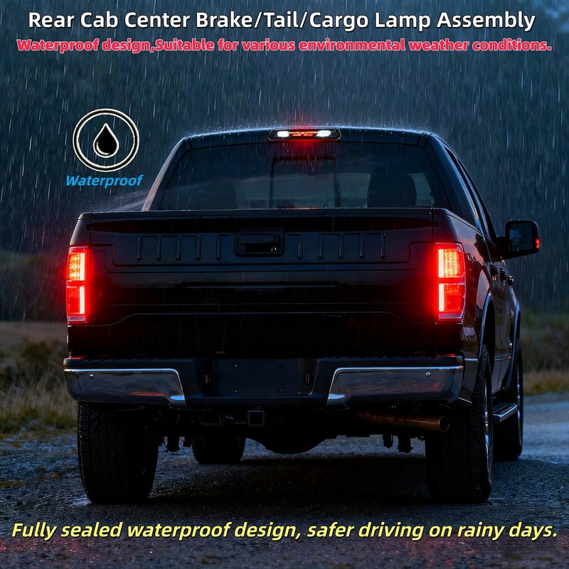 HAHLOMEI LED Third Brake Light Compatible with 2009-2014 Ford F150