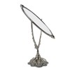 MakeUp Mirror EuropeanStyle Metal Retro DoubleSided Mirror for Bathroom Bedroom