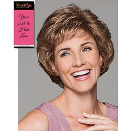 Commitment Wig Color G17+ Vanilla Mist - Gabor Wigs 4.25" Fluff Short Layering Vibrant Texture Synthetic Womens Capless Personal Fit Natural Feel Bundle MaxWigs Hairloss Booklet