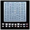 3D Nail Molds Bow Nails Charms Design, Silicone Tool Art