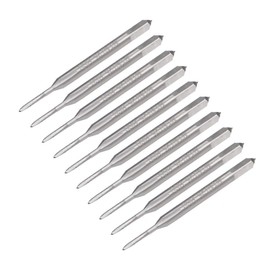 uxcell Metric Machine Tap M1 Thread 0.25 Pitch 3 Straight Flutes High Speed Steel 10pcs
