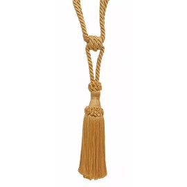 DÉCOPRO Tassel Tieback, Style# ECTB, Color# 33 - Brass Gold [Set of 2]